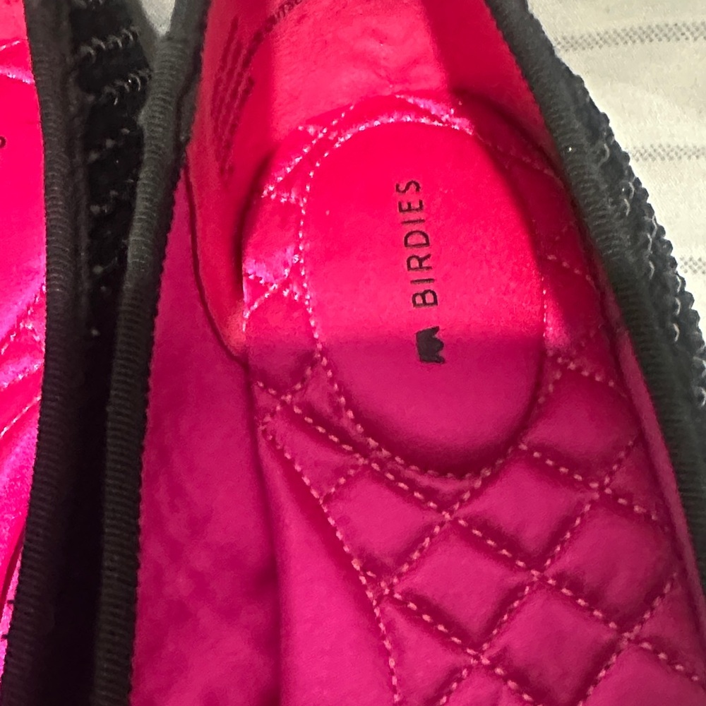Birdies Songbird Ballet black shimmer flats - Picture 3 of 7